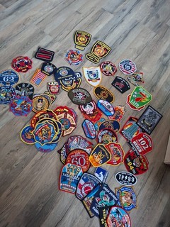 Badge company patches Los Angeles Fire Department LAFD 77 piece bundle
