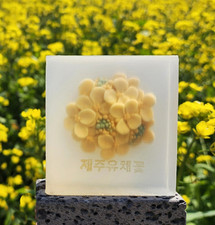 K-Beauty JISOUL Jeju Canola Flower Natural Soap Handmade Spring Pore