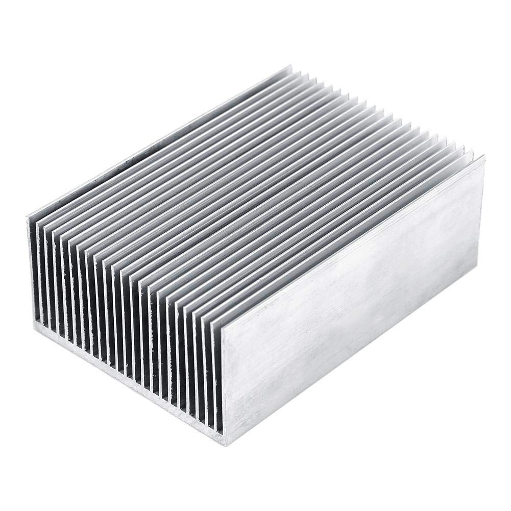 Dissipateur de chaleur en aluminium de fonderie avec traitement thermique de surface argent