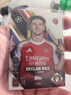 Match Attax Extra 25/26 Declan Rice Build a Baller #BAB1 Arsenal 2025/2026