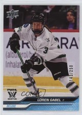 2024 Upper Deck PWHL 1st Edition Deluxe 143/250 Loren Gabel #30 11fi