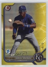 2022 Bowman Draft 1st Edition Yellow Foil 19/75 Daniel Vazquez #BD-74 0o3x