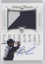 2015 Panini National Treasures Jersey Number Prime 20/25 Rymer Liriano Auto 5yr