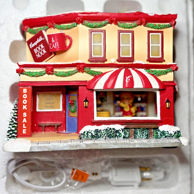 #ad Hawthorne Village Campbell’s Christmas Village Book Nook amp; Cafe Lighted BLD $28.50