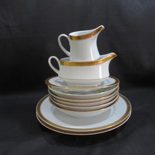 10 x Vintage Noritake Contemporary Signature Gold Fine China Dinnerware Set
