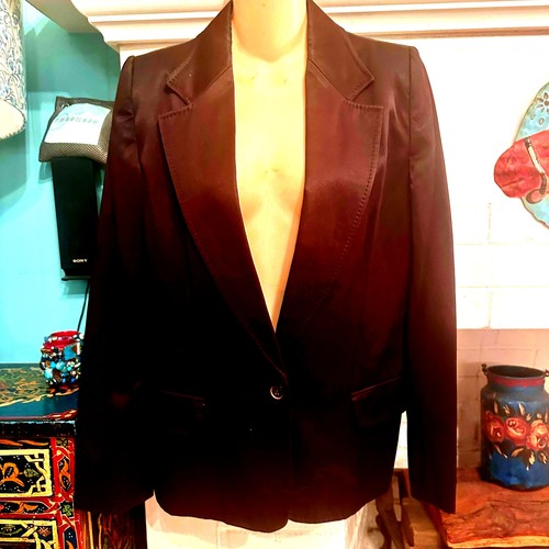 Ann Demeulemeester, GIACCA BLAZER VINTAGE ANN DEMEULEMEESTER $1.850 ANVERSA SEI ESPRESSO RASO