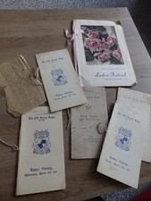 The Old Priory Lodge Ladies Evening cards 1931-38 Ladies Festival 1951 Nottingha