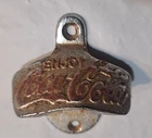 Coca-Cola Vintage Wall Mount Bottle Opener Made In Taiwan