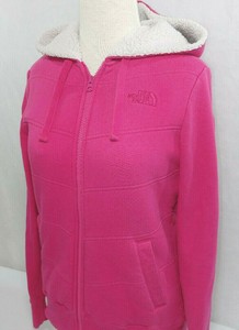 north face women's pink ribbon full zip moletom com capuz