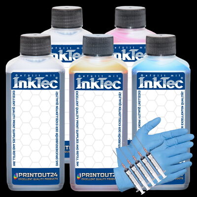 5X 100Ml InkTec  Printer Refill Ink CISS Refill Ink PFI 307 707 PFI307 PFI707