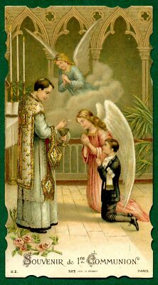  santino holy card Image Pious Memory of First Communion year 1934