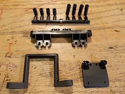 OR-28 Front & Rear Body Mounts & Shock Limiters Kyosho Ultima 2 Scale Car Series - Picture 2 of 2
