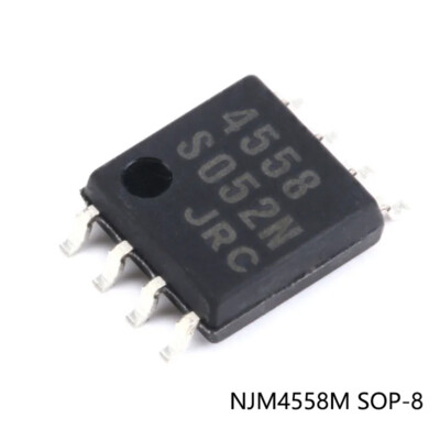 Quality NJM4558M SOP-8 Dual High Gain Operational Amplifier Chip SMD OP AMP ICs