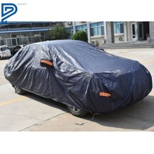 Car Cover 7 Layer Uv Dust Snow Rain Resist Waterproof Protect With Lock A1 Blue