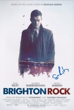 SAM RILEY signed Autogramm 20x30cm BRIGHTON ROCK in Person autograph COA