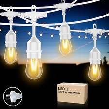 Black/White Dimmable Connectable LED Festoon String Lights Christmas Patio Xmas — image 3