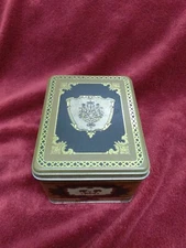 Vintage J. L. Clark Man. Co. - Rectangular Tin - 4 3/4" By 3 3/4" By 3 1/4" Tall