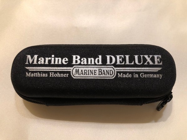 Funda original para armónicas en tono A ,original case Marine Band Deluxe KEY A