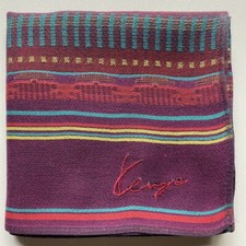 JAPAN HANDKERCHIEF MEN'S ART STRIPED PLAIN POCKET SQUARE COTTON 18" B0013