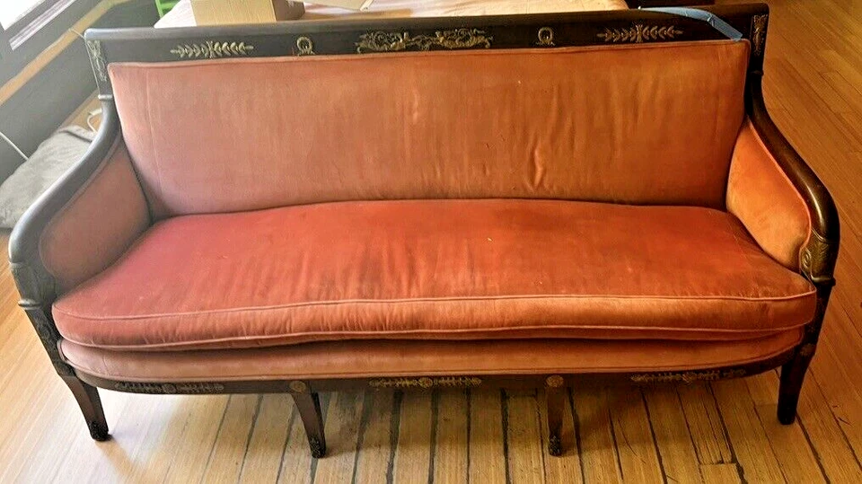 拿破仑三世 Ormolu 安装红木长椅 - Blair Fairchild Fox 系列 — 第 3/4 张图片