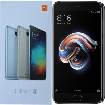 Xiaomi Mi Note 3 4G/LTE schwarz 128GB + 6GB DUAL SIM werkseitig entsperrt SIM NEU