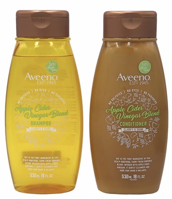 aveeno apple cider vinegar blend shampoo