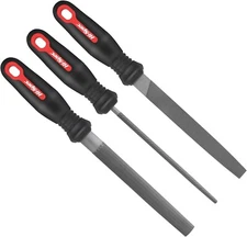 Hi-Spec 3pc Hand Deburring File Metal Sharpening Hole Shaping Debur Files Kit