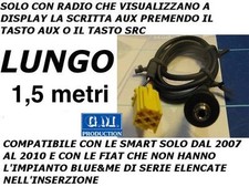 Cavo INGRESSO SOLO AUDIO AUX Mp3 Alfa 159 MUSA Fiat 500 Grande Punto a pannello