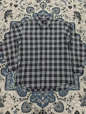 Burberry London Checked Board Tartan Oxford Shirt