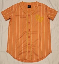 Women's Odd Future Pinstripe Baseball Jersey Sz Small - Tyler The Creator