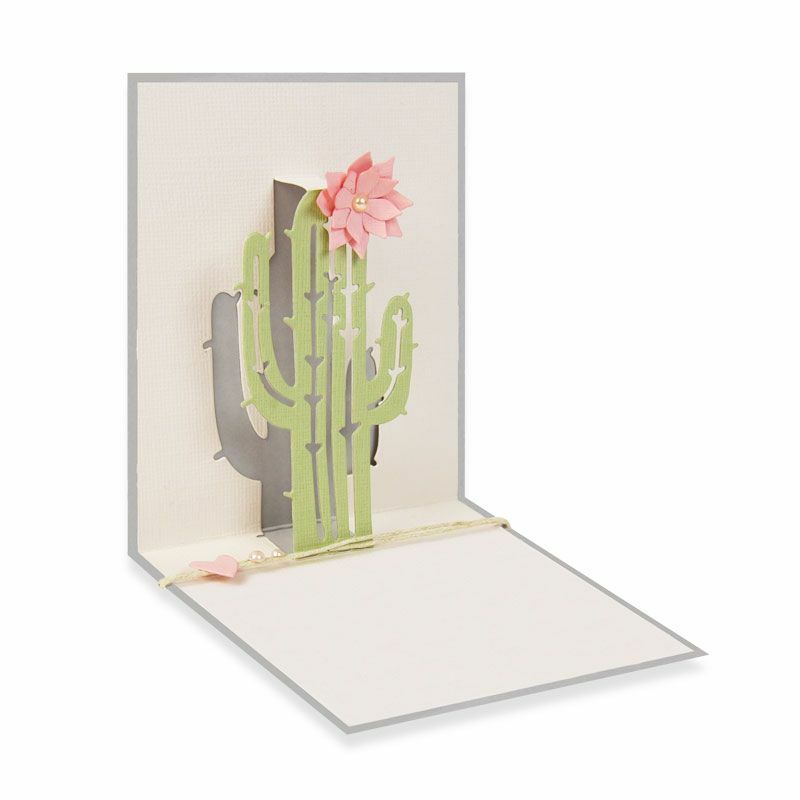 Sizzix Thinlits Dies - Pop-Up Cactus Cardmaking