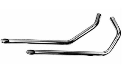 Paughco 719-40 1 3/4in. Drag Pipes - 40in Slash-Cut - Chrome