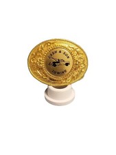 Vintage Goldtone Cash Son Towing Model 851 Advertising Belt Buckle.