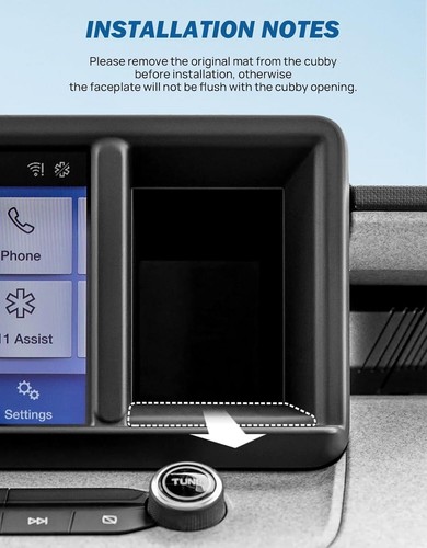 Cubby Phone Mount Cubby Storage Compatible with Ford Maverick 2024 2023 2022 Tru - Picture 8 of 8