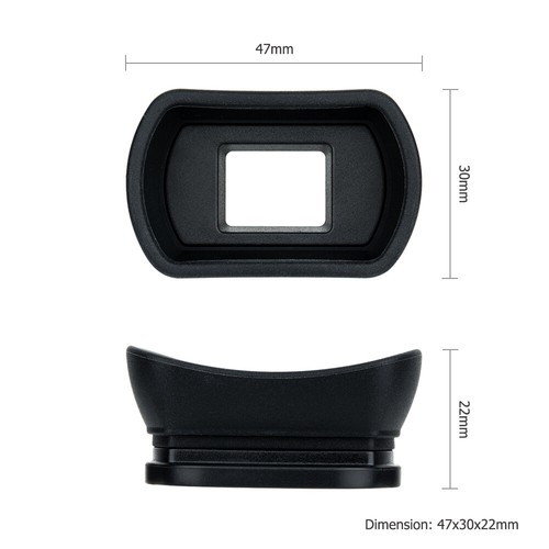 Long Soft Camera Eyecup Eyepiece for Canon EOS 5DM2 5D Mark II 6D Mark II 5D 6D - Picture 12 of 12