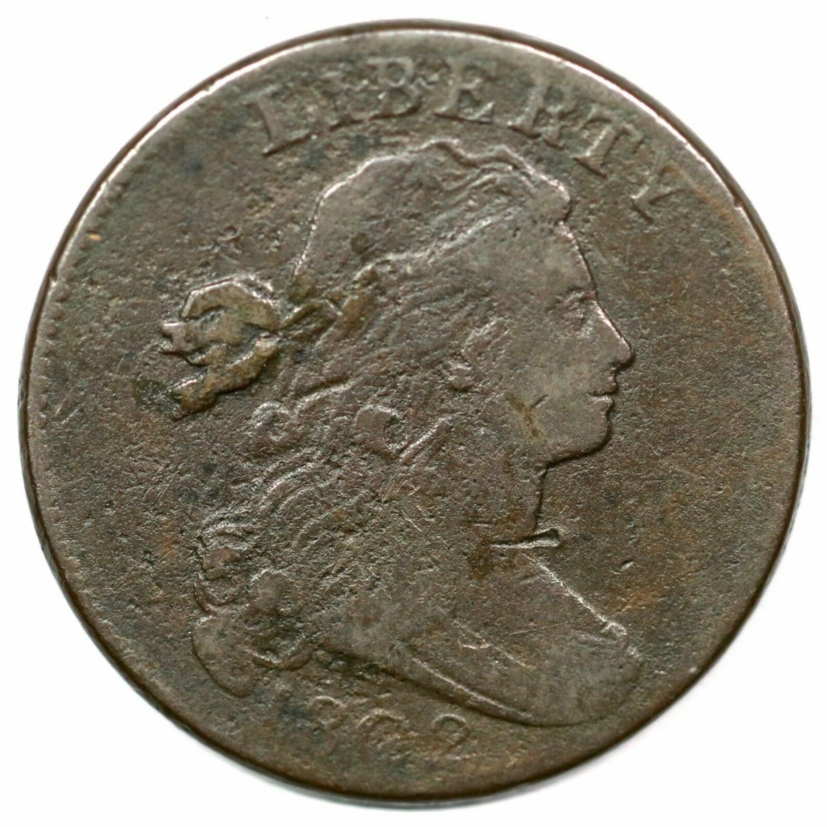 1802 S-238 R-4 Draped Bust Large Cent Coin 1c | eBay