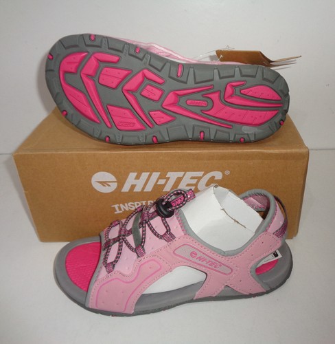 Sandali estivi Hi-Tec nuovi da ragazza comodi casual scarpe junior prezzo consigliato £ 45 Regno Unito taglia 4 - Foto 3 di 7