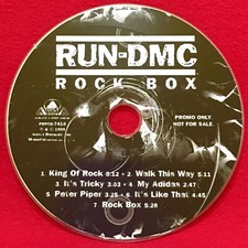 ~RUN-DMC~Rock Box~Music CD-Compact-Disc Only Arista Records Inc. 1999 Darryl Rev