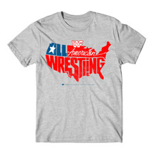 Camisa WWF Superstar 1994 "All American Wrestling" Diesel Undertaker Bret Hart