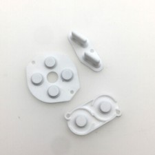 White For Nintendo Game Boy Original DMG-01 Conductive Rubber Silicone Buttons