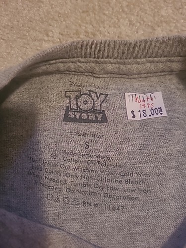 Nice 1995 Disneys Toy Story Buzz Lightyear Size S Youth T Shirt - Picture 3 of 4