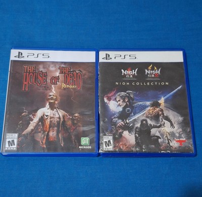 PS5 2 Game Lot Bundle Set House Of The Dead, Nioh Collection for PS5