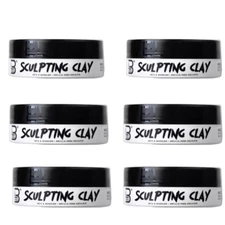 Level3 Hair Styling Sculpting Clay 5 oz., Strong Hold, Matte Finish (PACK OF 6)