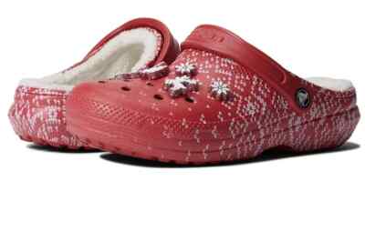 Crocs Unisex Adult Classic Lined Holiday Charm Christmas‎ Clogs Size M11 Sandals Crocs Unisex Adult Classic Lined Holiday Charm Christmas  main image 2