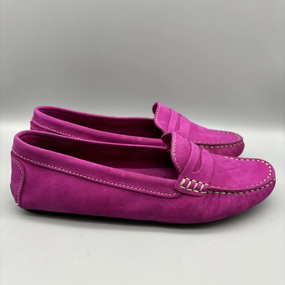 Мокасины женские Massimo Matteo Firenze Penny размер 6,5 B фиолетовая кожа - Изображение 4 из 4