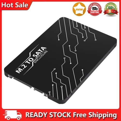 Adaptateur M.2 vers Boîtier SATA 2.5 avec Boîtier 7mm pour SSD 2230 2242 2260 2280 M2