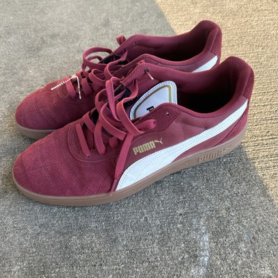 PUMA Astro Kick Lace Up Sneaker Red Men s 13 Skateboard 369115-05 No Box Suede