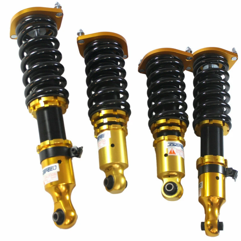 Gold Full Coilover Struts Suspension Kit Shock Absorbers For Mazda Miata 1989-05 - Image 3 of 4