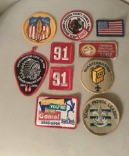 Vintage Boy SCOUT PATCHES. Set of eleven. Most are new.