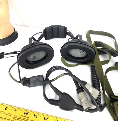 Astrocom Vintage Military Headset 5965-01-148-3396 MILITARY